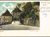 Kamenita vrata 1901. godine, razglednica